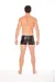 ♥ Schwarze Wetlook-Boxer 2008-67 von Look Me ♥