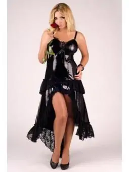 Schwarzes Langes Kleid M/1023 von Andalea Dessous kaufen - Fesselliebe