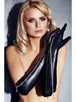 Schwarze Handschuhe A0213 von 7-Heaven Dessous kaufen - Fesselliebe