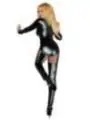 Schwarzes Wetlook Catsuit F136 von Noir Handmade Diva Collection kaufen - Fesselliebe