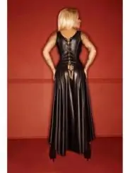 Langes Wetlook Kleid F069 von Noir Handmade kaufen - Fesselliebe