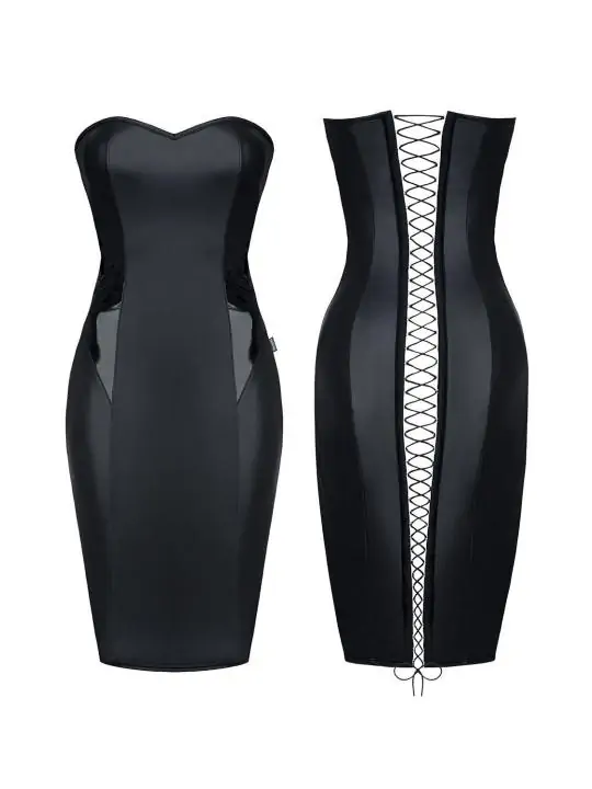 Schwarzes Kleid Ellen von Demoniq Hard Candy Collection kaufen - Fesselliebe