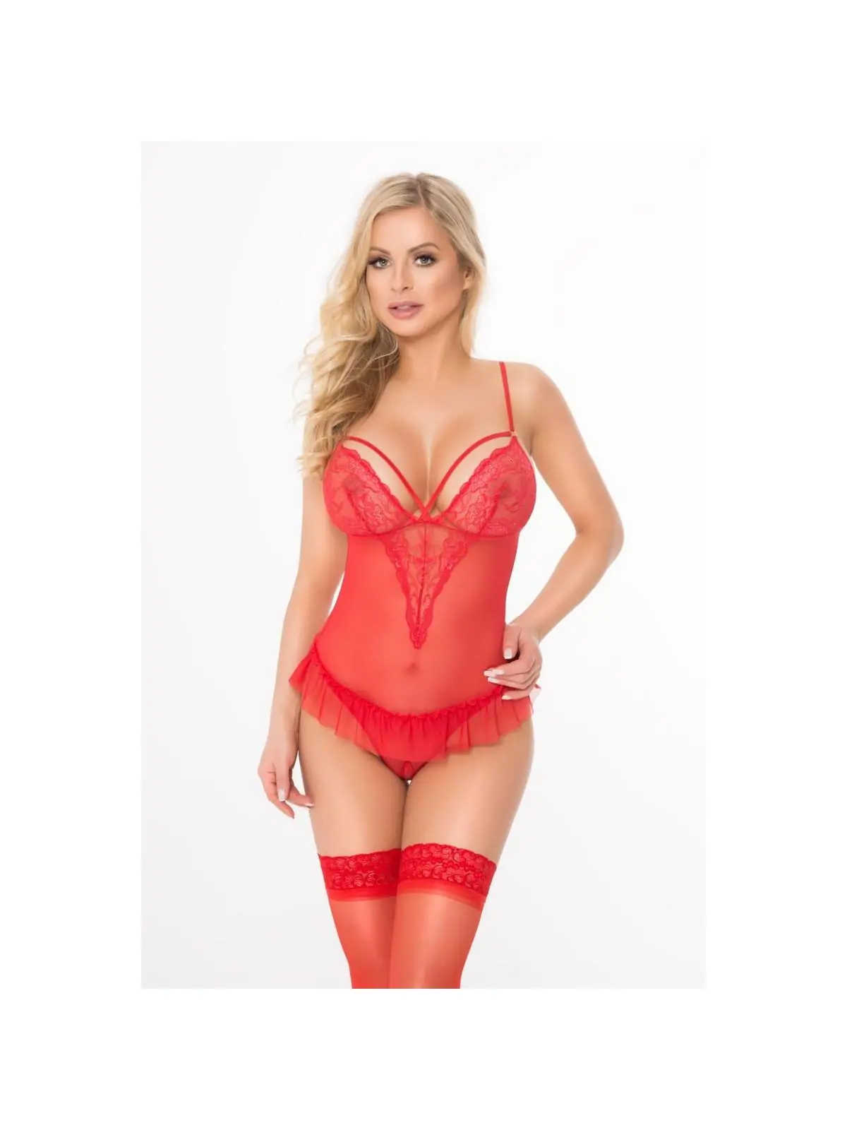 Roter Body Ouvert 1868 von Softline Romanitc Collection