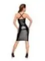 Powerwetlook Kleid mit Elastischen Einsätzen in Der Hüfte und Brustbereich F180 von Noir Handmade Decadence Collection kaufen - 