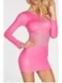 Pinkes Wetlook-Kleid 7h604226 von 7-Heaven kaufen - Fesselliebe
