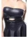 Schwarzes Kleid De438 von Demoniq Hard Candy Collection kaufen - Fesselliebe