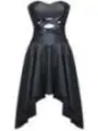 Schwarzes Kleid De438 von Demoniq Hard Candy Collection