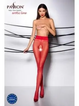 Ouvert Strumpfhose Ti Open 001 Rot von Passion Erotic Line kaufen - Fesselliebe