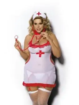 3-Teiliges Krankenschwester Outfit Aa051636 von Anais Apparel Plus Size kaufen - Fesselliebe
