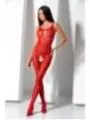Roter Ouvert Bodystocking Bs078 von Passion