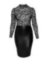 Midi Kleid mit Weicher Spitze F269 von Noir Handmade Curve Collection kaufen - Fesselliebe