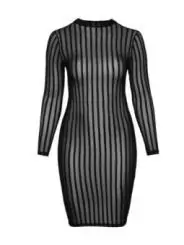 Klassisches Kleid Aus Weichem und Elastischen Tüll F270 von Noir Handmade Curve Collection kaufen - Fesselliebe