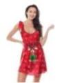 Rotes Weihnachtskleid mit Rentier von Anais Apparel