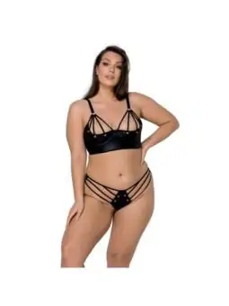 Malwia Size Plus Bikini 2er Set Schwarz von Passion Size Plus kaufen - Fesselliebe