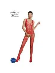 Eco Bodystocking Bs009 Rot von Passion Eco Collection