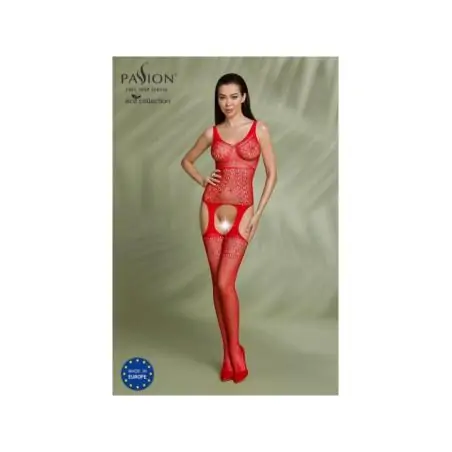 Eco Bodystocking Bs010 Rot von Passion Eco Collection kaufen - Fesselliebe