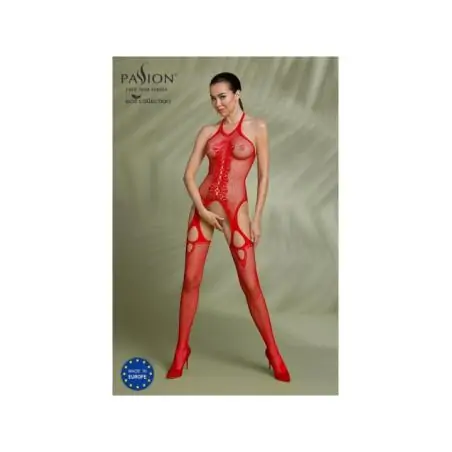 Eco Bodystocking Bs013 Rot von Passion Eco Collection kaufen - Fesselliebe