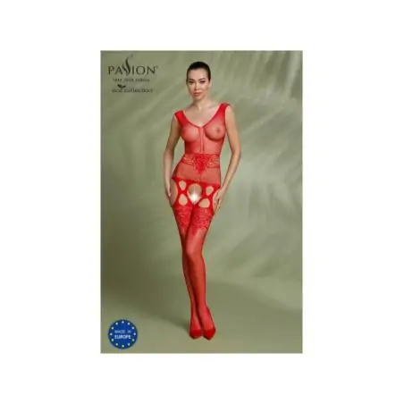 Eco Bodystocking Bs014 Rot von Passion Eco Collection kaufen - Fesselliebe