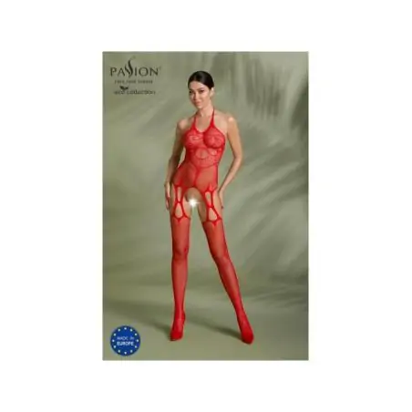 Eco Bodystocking Bs002 Rot von Passion Eco Collection kaufen - Fesselliebe
