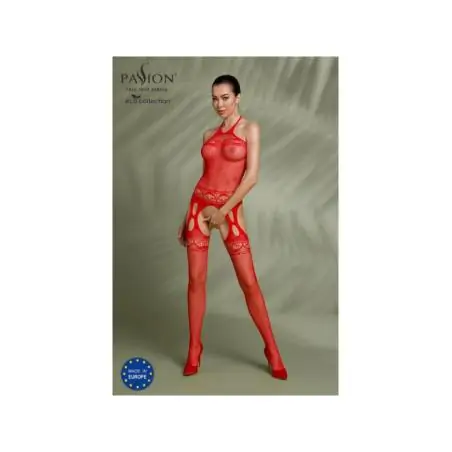 Eco Bodystocking Bs006 Rot von Passion Eco Collection kaufen - Fesselliebe