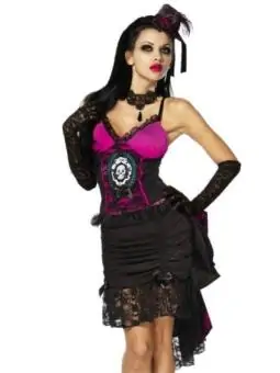 Vampirkostüm schwarz/pink kaufen - Fesselliebe