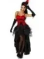 Cabarett-Kostüm rot/schwarz