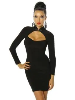 Kleid mit Schnürung schwarz kaufen - Fesselliebe