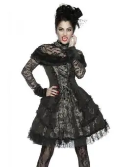 Kleid mit Bolero schwarz von Belsira
