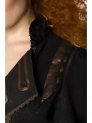 Steampunk-Mantel schwarz/braun kaufen - Fesselliebe