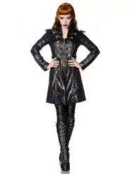 Gothic-Mantel schwarz kaufen - Fesselliebe