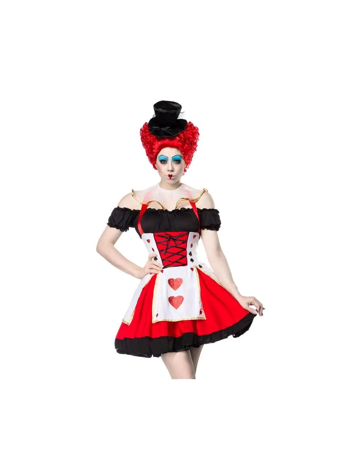 Red Queen Kostüm schwarz/rot/weiß kaufen - Fesselliebe