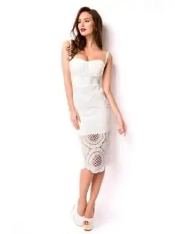 Bandage-Shape-Kleid weiß kaufen - Fesselliebe