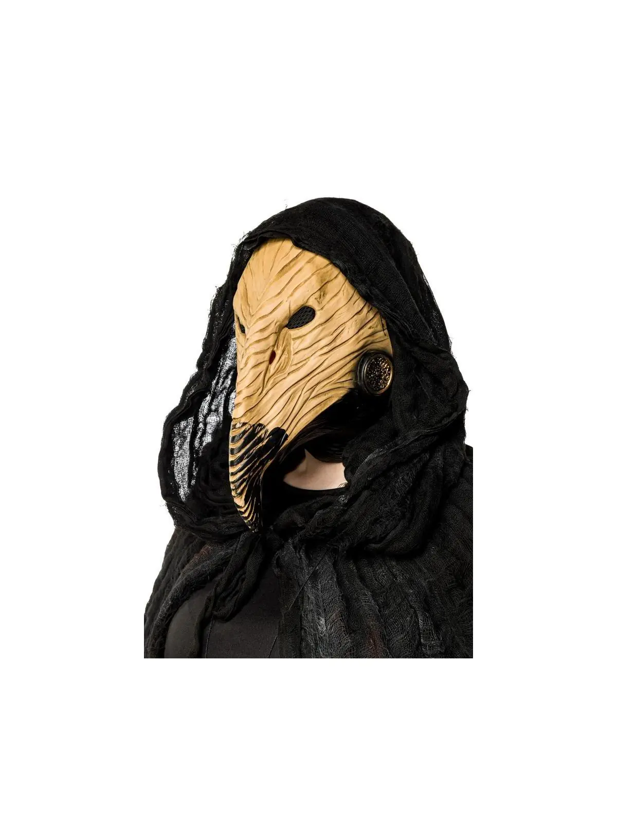 Pestarzt Maske creme/schwarz von Mask Paradise kaufen - Fesselliebe
