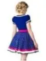 Kleid mit Gürtel blau/rosa/weiß von Belsira