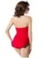 Retro Look Swimsuit rot/schwarz/weiß von Belsira