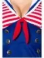 Swing-Kleid im Marinelook blau/rot/weiß von Belsira kaufen - Fesselliebe