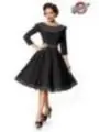 Belsira Premium Swing-Kleid schwarz/weiß von Belsira