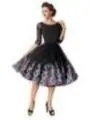 Belsira Premium besticktes Swing-Kleid schwarz von Belsira