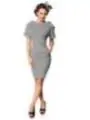Premium Vintage-Kleid grau von Belsira