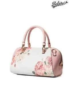 Retro Handtasche rosa/weiß kaufen - Fesselliebe