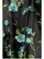 Belsira Premium Vintage Blumenkleid schwarz/blau von Belsira