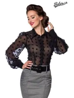 Vintage-Bluse schwarz von Belsira kaufen - Fesselliebe