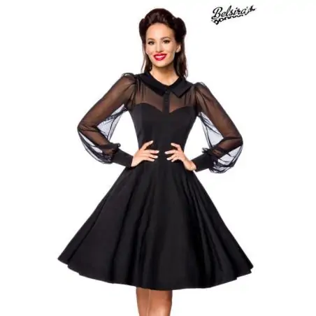 Vintage-Kleid schwarz von...