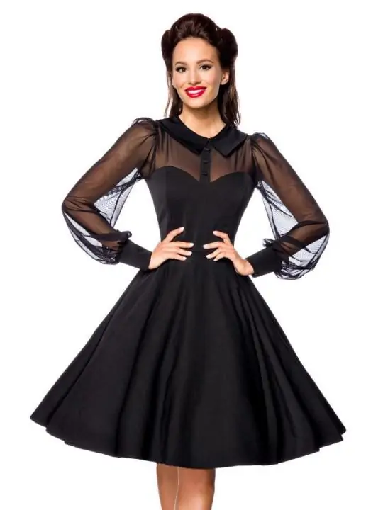 Vintage-Kleid schwarz von Belsira