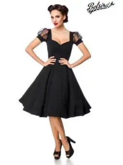 Kleid schwarz/rosa von Belsira