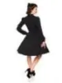 Kleid mit langen Ärmeln schwarz von Belsira kaufen - Fesselliebe