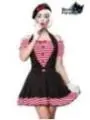 Pantomimenkostüm: Sexy Mime schwarz/rot/weiß von Mask Paradise kaufen - Fesselliebe