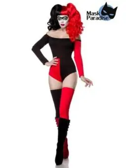 Harley-Kostüm: Crazy Harley rot/schwarz von Mask Paradise kaufen - Fesselliebe