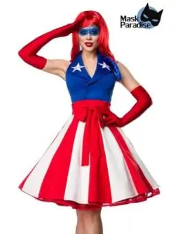 Miss America blau/rot/weiß von Mask Paradise kaufen - Fesselliebe