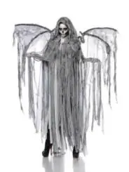 Todesengelkostüm: Angel of Death grau von Mask Paradise kaufen - Fesselliebe